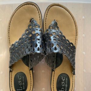 Born Concepts black eyelet sandals